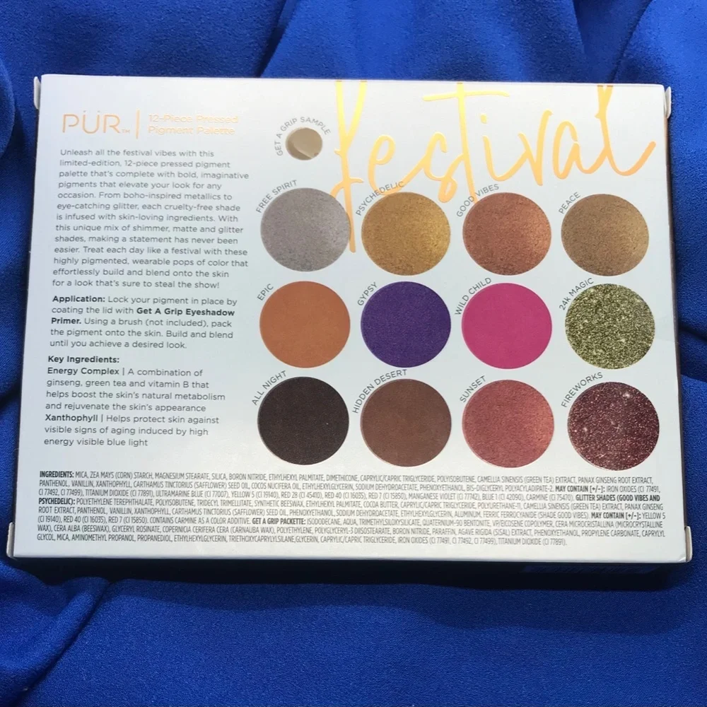 ❤️ NEW! Pur Festival 12- pressed pigments Palette